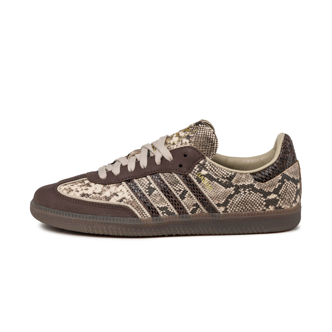 Samba OG Cuir Serpent Marron | Sneakers Femme Texture Premium