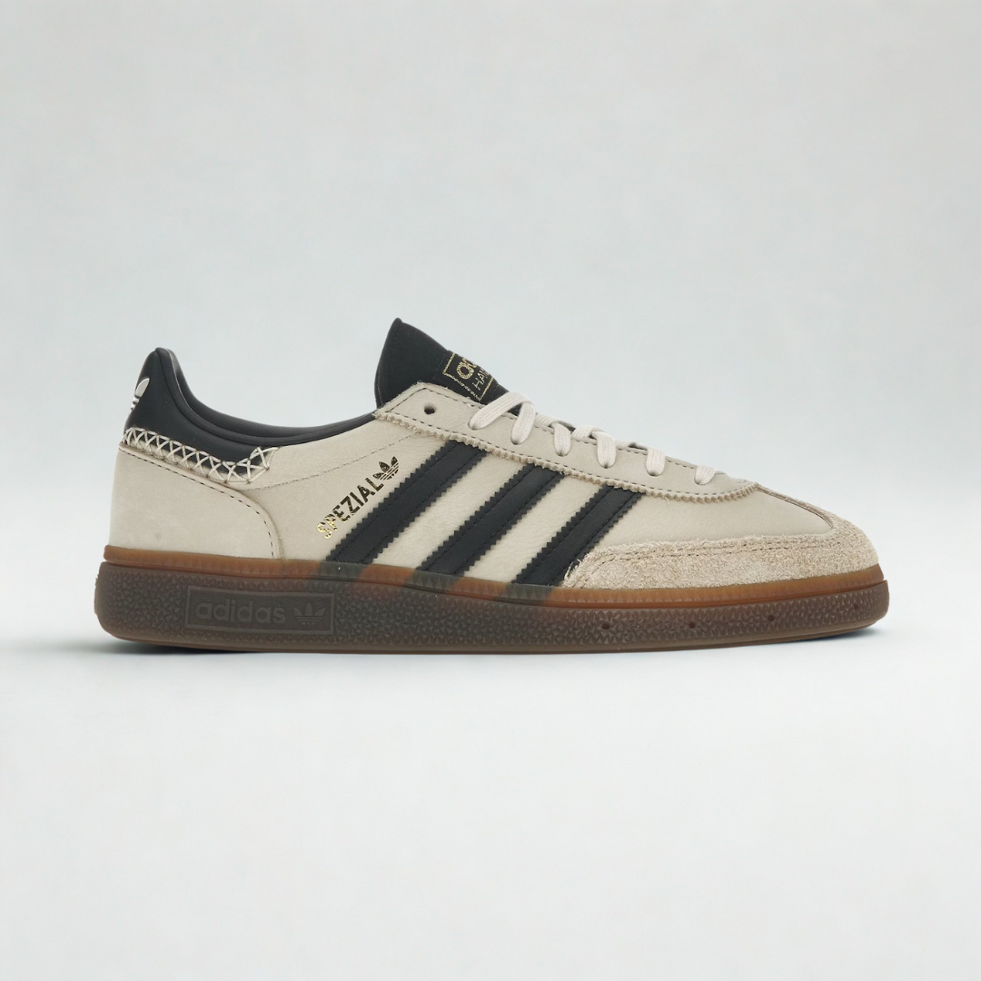 Handball Spezial Wonder White Noir Femme | Sneakers Cuir Crème Premium