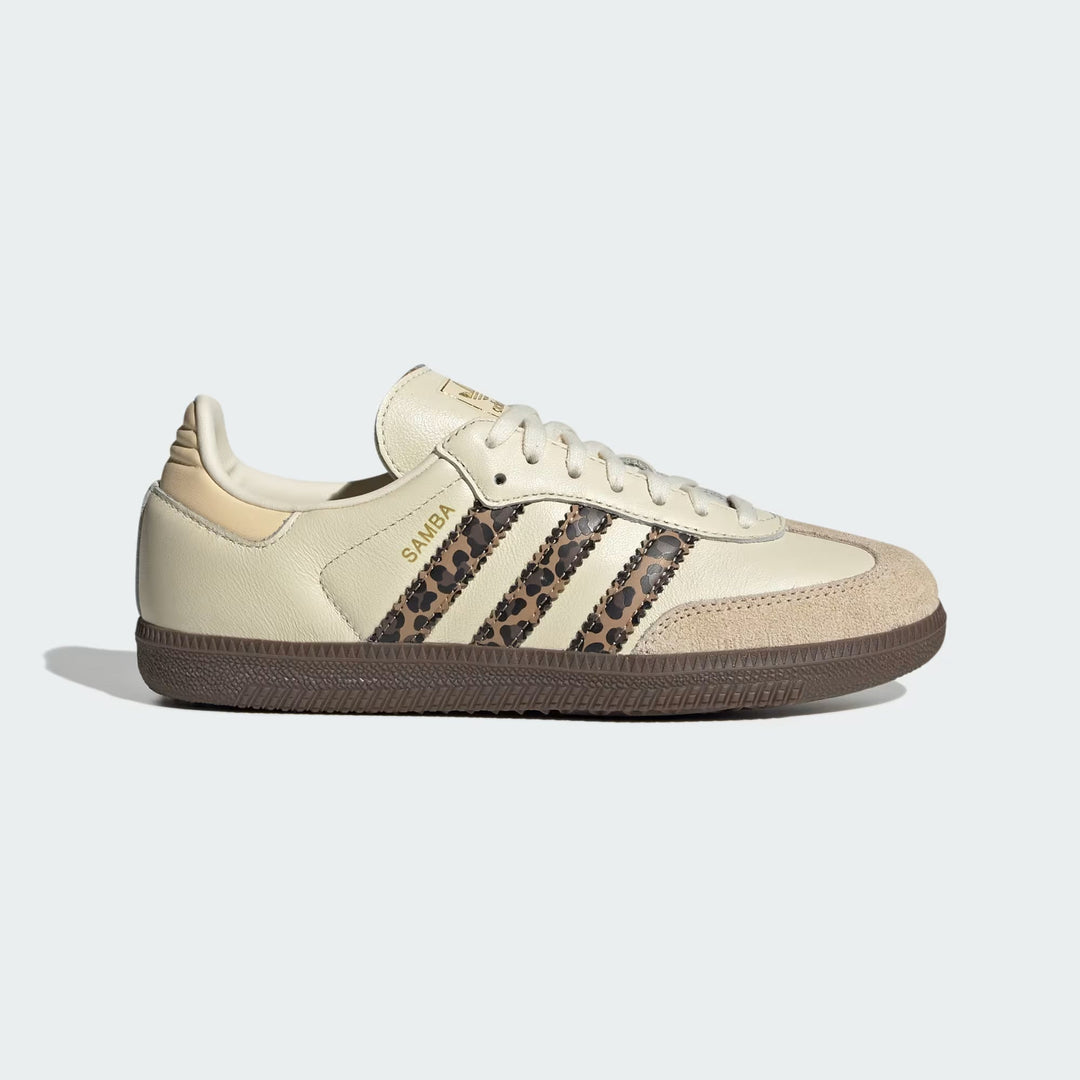 Samba OG Léopard Blanc Crème Femme