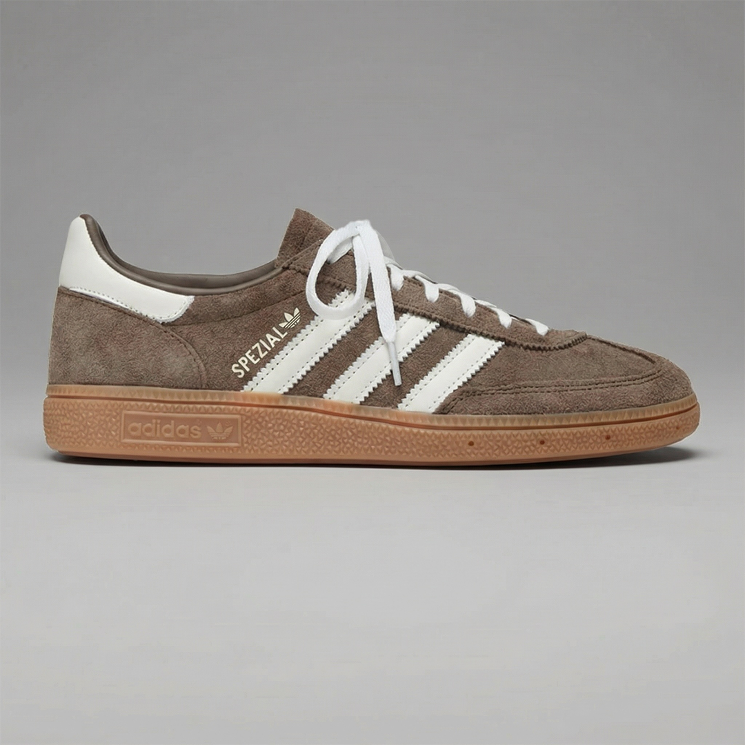 Handball Spezial Earth Strata Gomme Femme | Sneakers Daim Marron Premium