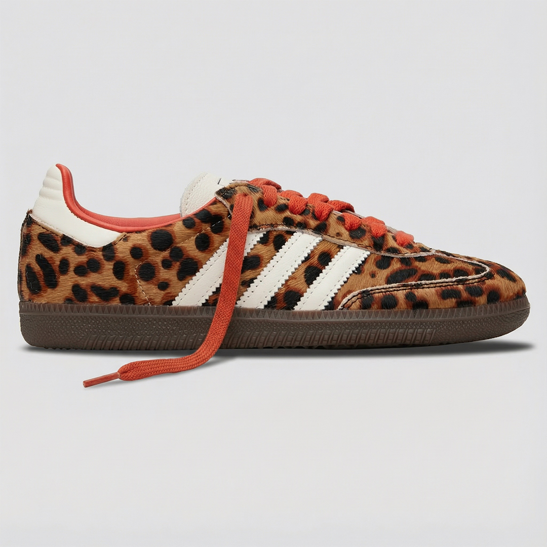 Samba OG Red Leopard Femme | Sneakers Léopard Rouge Samba Leopard Pack