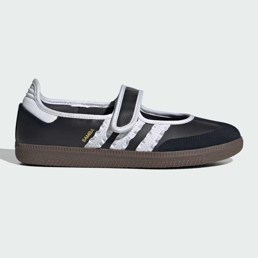 Samba Jane Noir Blanc Nuage Femme | Sneakers Profil Bas Minimaliste