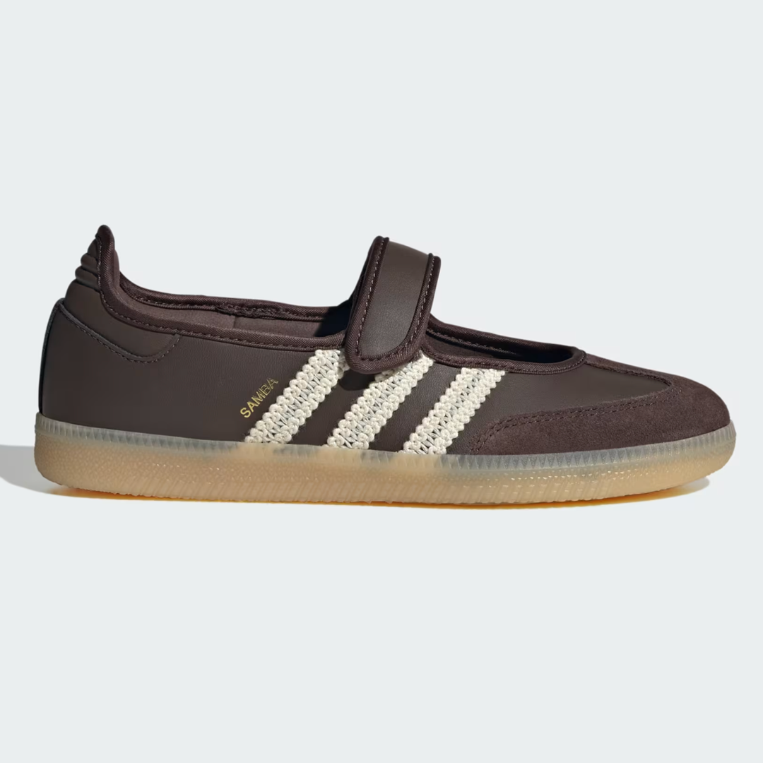 Samba Jane Marron Crème Femme | Sneakers Ballet-Sneaker Tendance